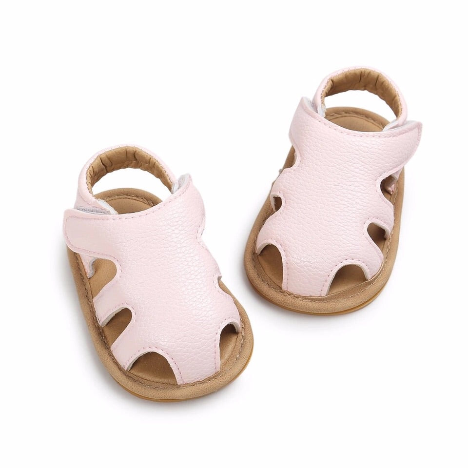Cut Out Sandals - Rose Gold , Lolly Pink, Soft Pink