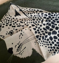 Leopard Face Printed Scarf